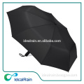 21inches black color automatic travel windproof resistant umbrella